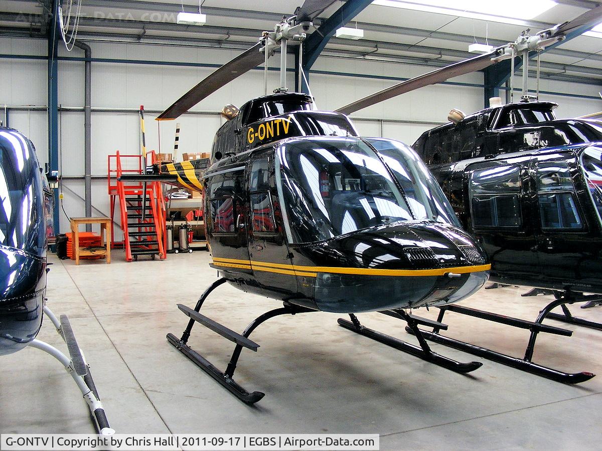 G-ONTV, 1991 Agusta AB-206B JetRanger II C/N 8733, Castle Air