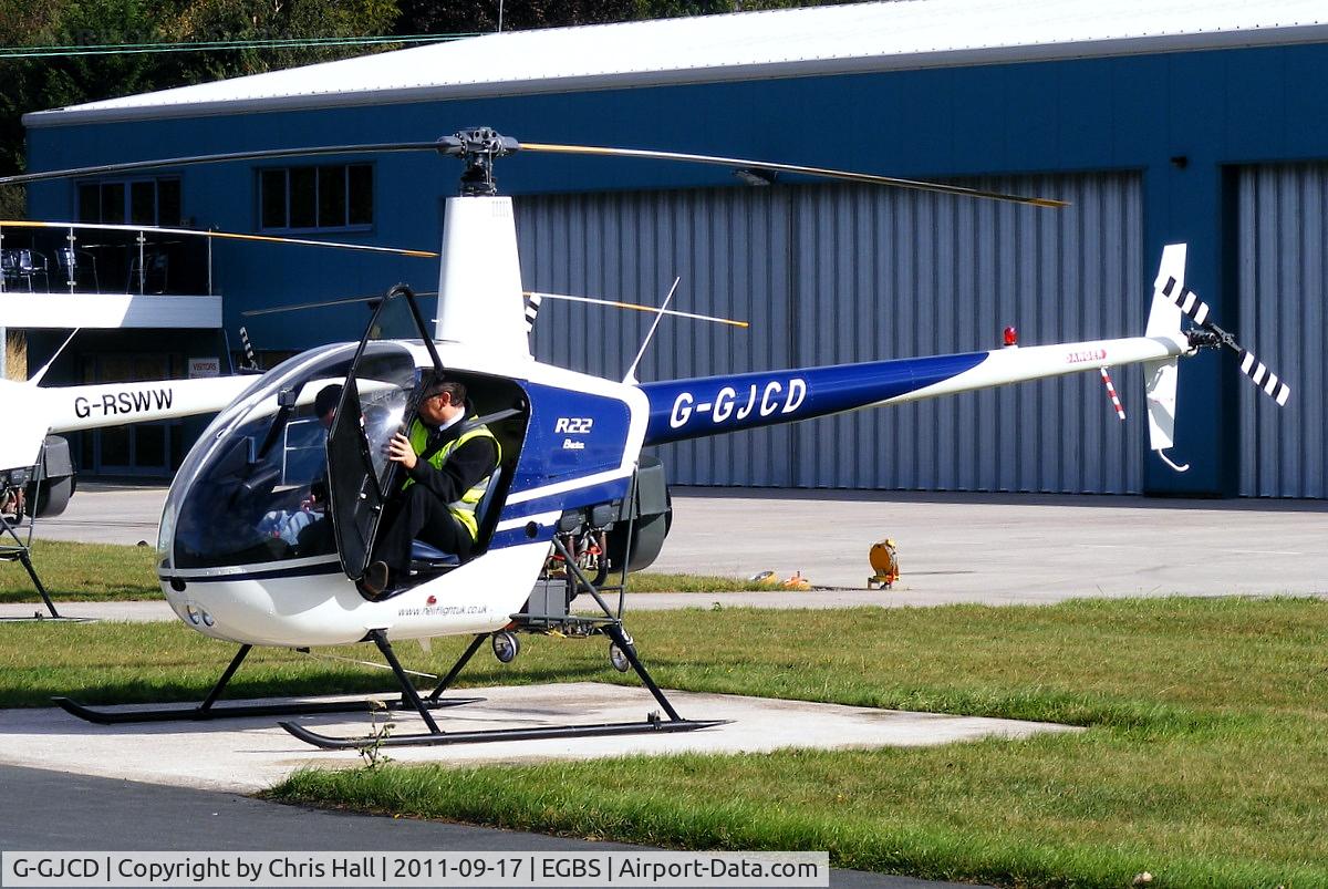 G-GJCD, 1989 Robinson R22 Beta C/N 0966, privately owned
