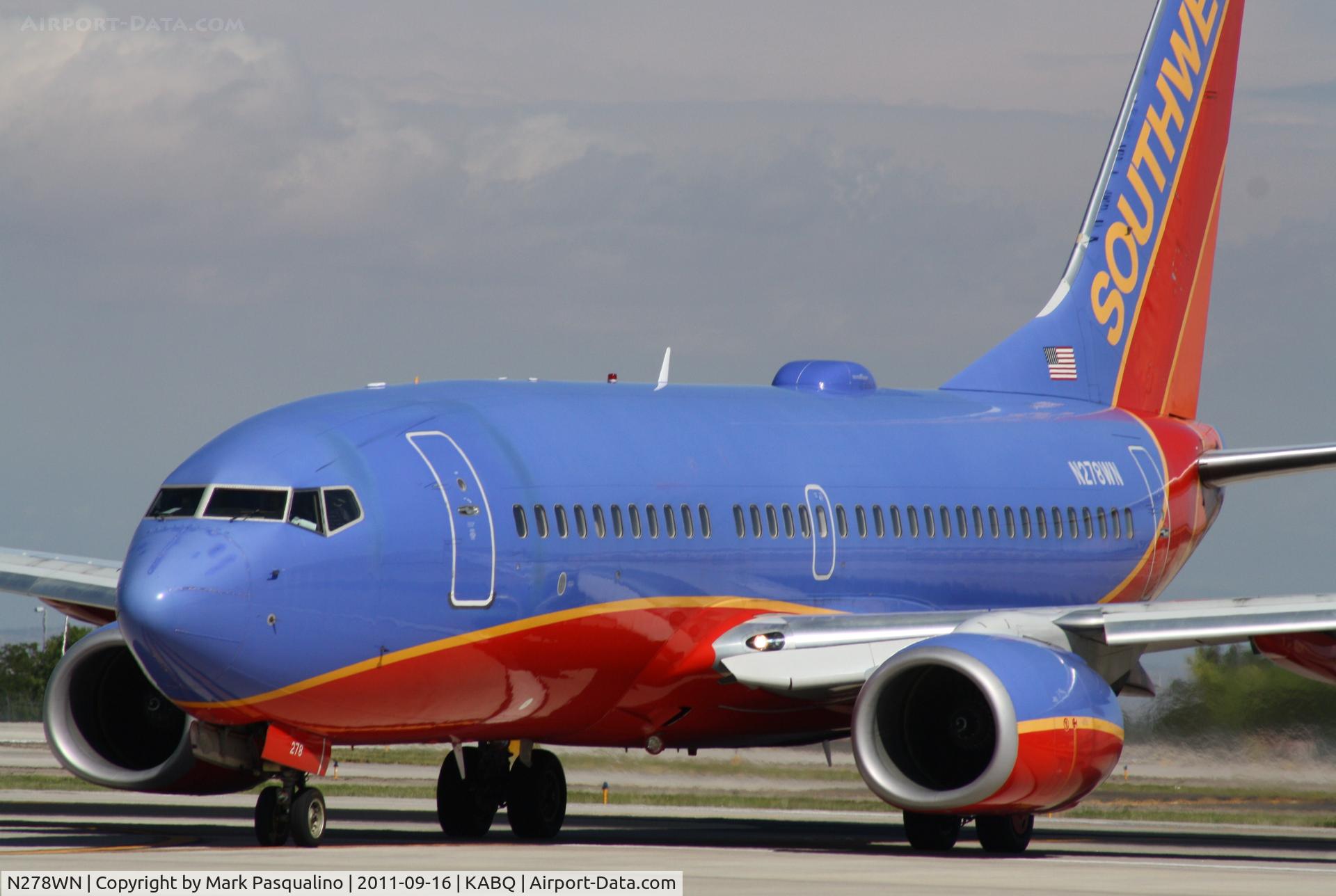 N278WN, 2007 Boeing 737-7H4 C/N 36441, Boeing 737-700