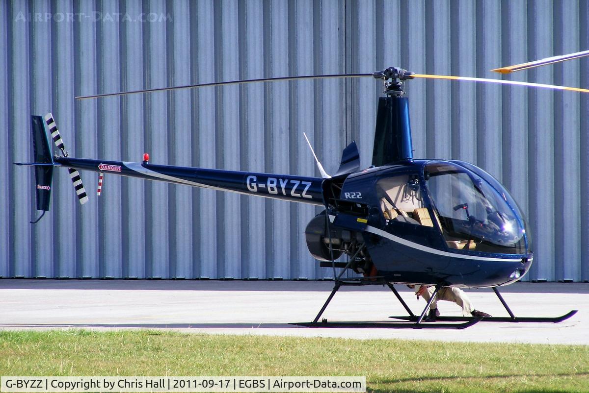 G-BYZZ, 1999 Robinson R22 Beta C/N 3000, Casdron Enterprises