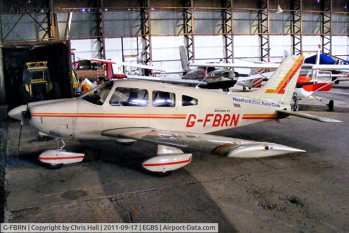 G-FBRN, 1982 Piper PA-28-181 Cherokee Archer II C/N 28-8290166, Herefordshire Aero Club