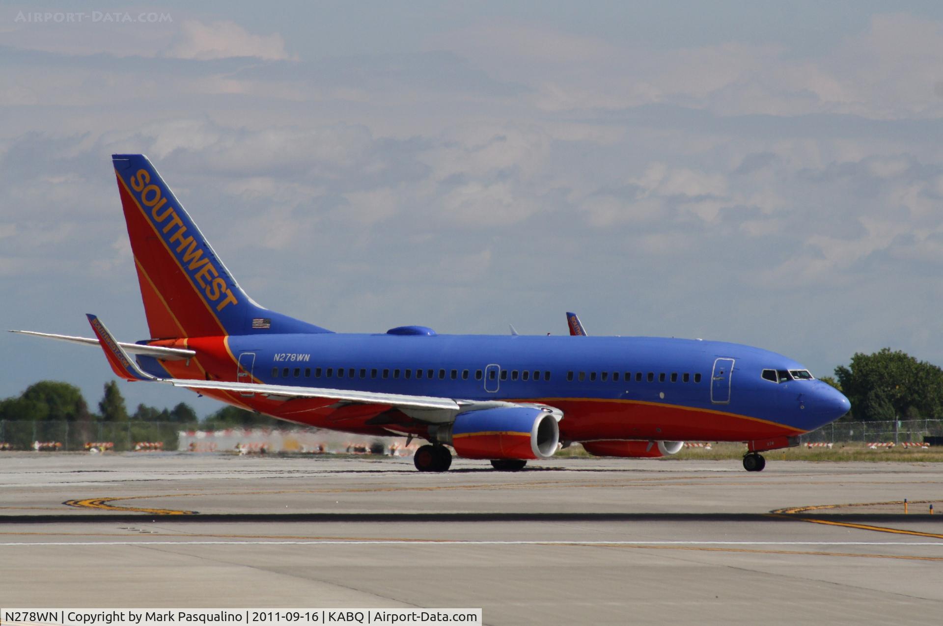 N278WN, 2007 Boeing 737-7H4 C/N 36441, Boeing 737-700