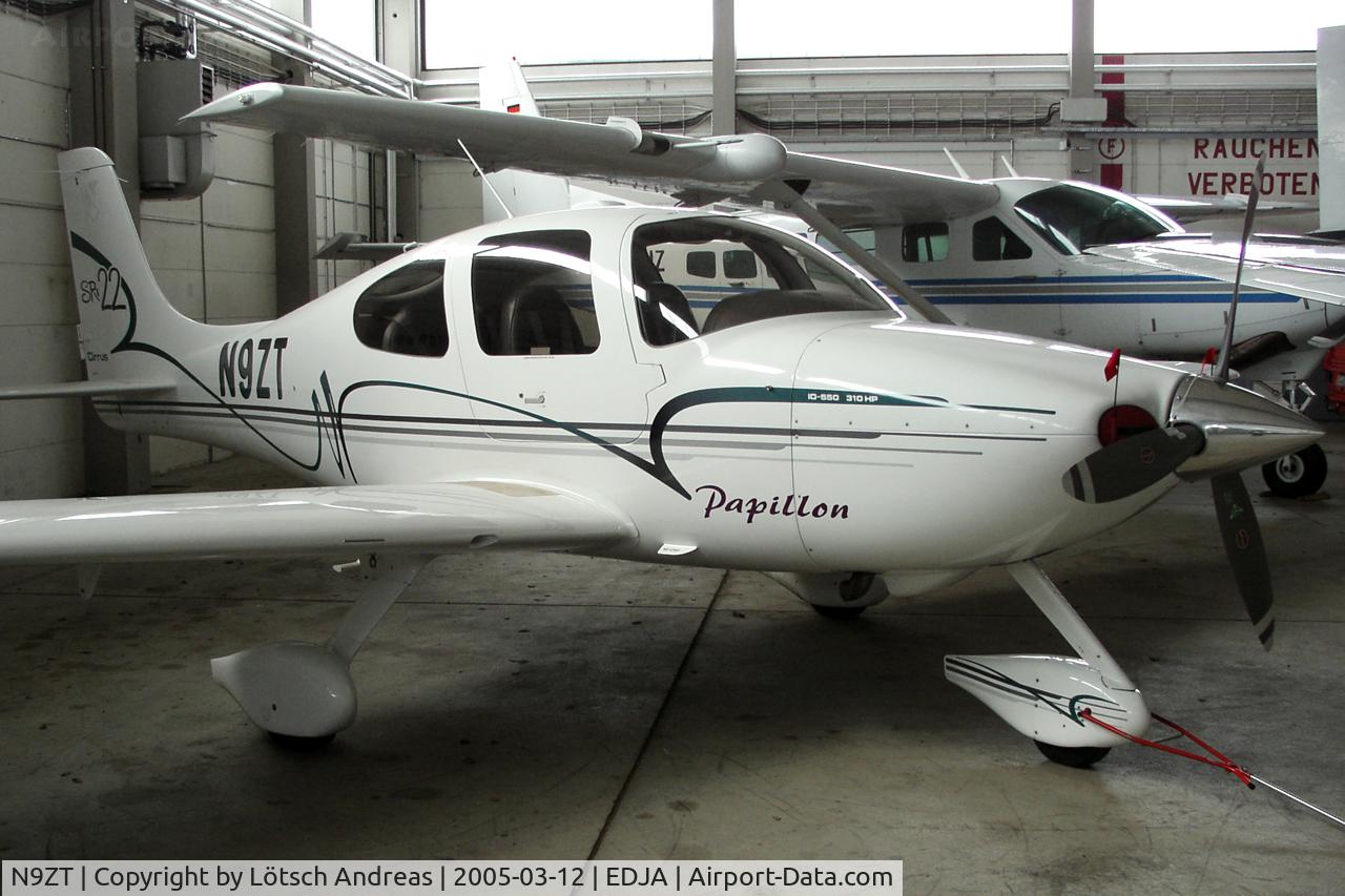 N9ZT, 2001 Cirrus SR22 C/N 0088, in one of the hangars