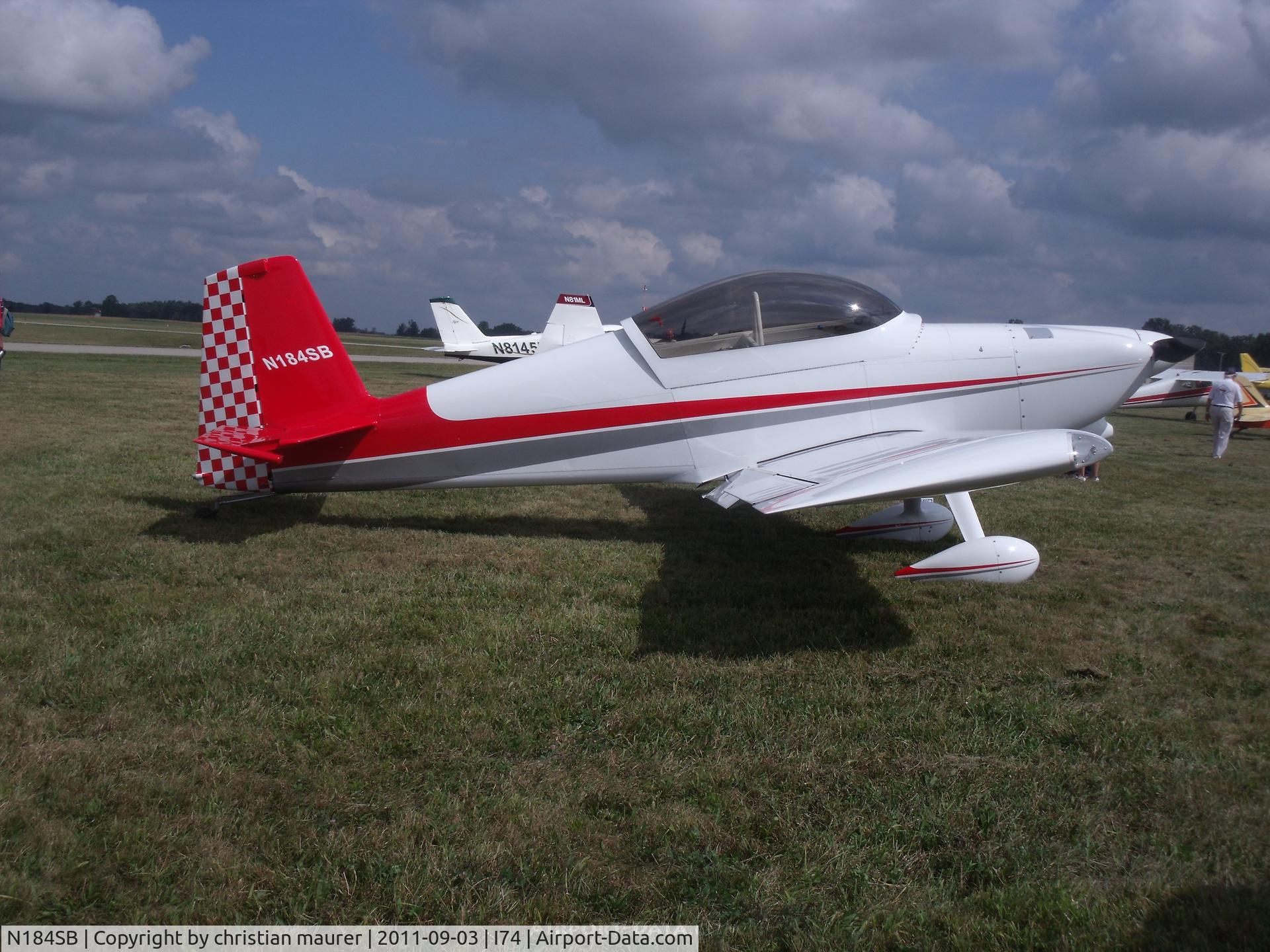 N184SB, 2008 Vans RV-8 C/N 82661, rv-8