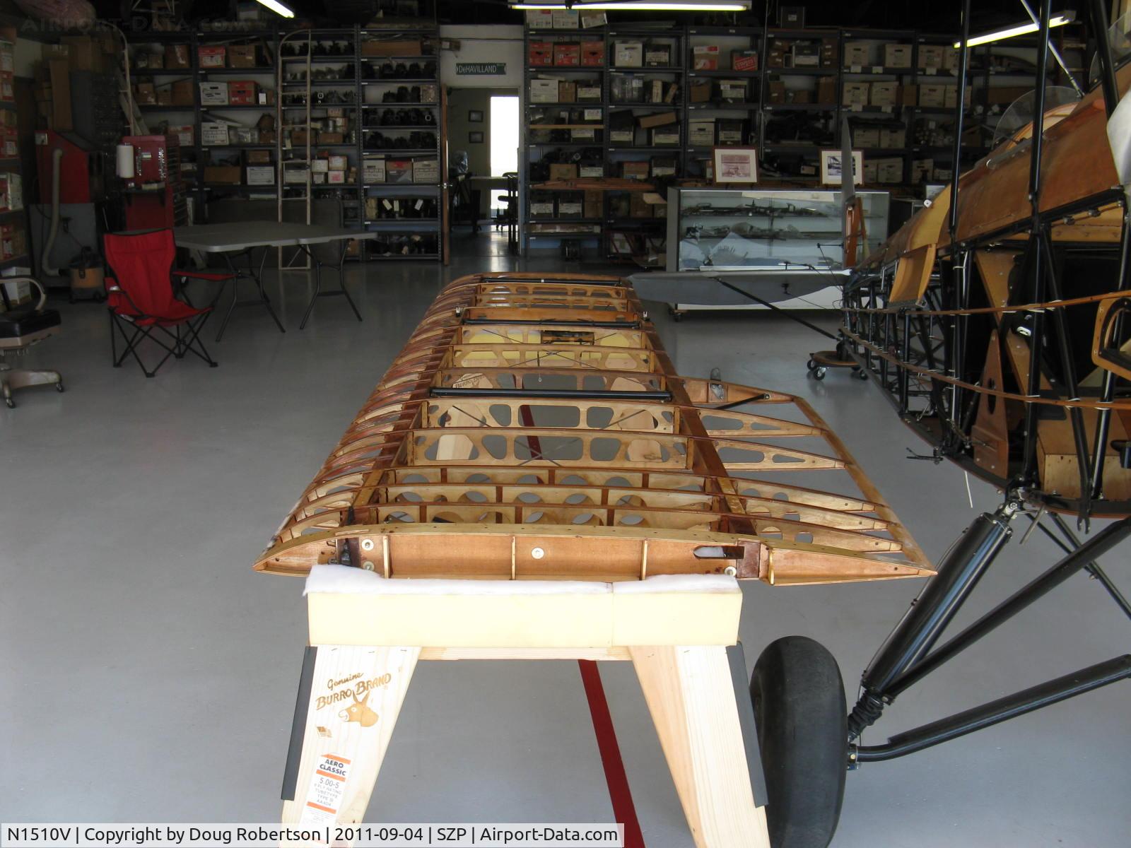 N1510V, 1928 De Havilland DH.60G Gipsy Moth C/N 506, 1948 DeHavilland DH.60G GIPSY MOTH, DeHavilland Gipsy Grp 3, wing in rebuild, one of four
