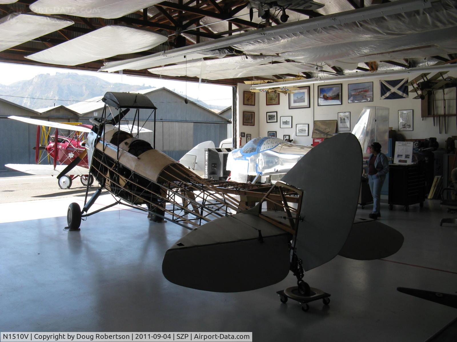 N1510V, 1928 De Havilland DH.60G Gipsy Moth C/N 506, 1948 DeHavilland DH.60G GIPSY MOTH, DeHaviland Gipsy Grp 3, in rebuild