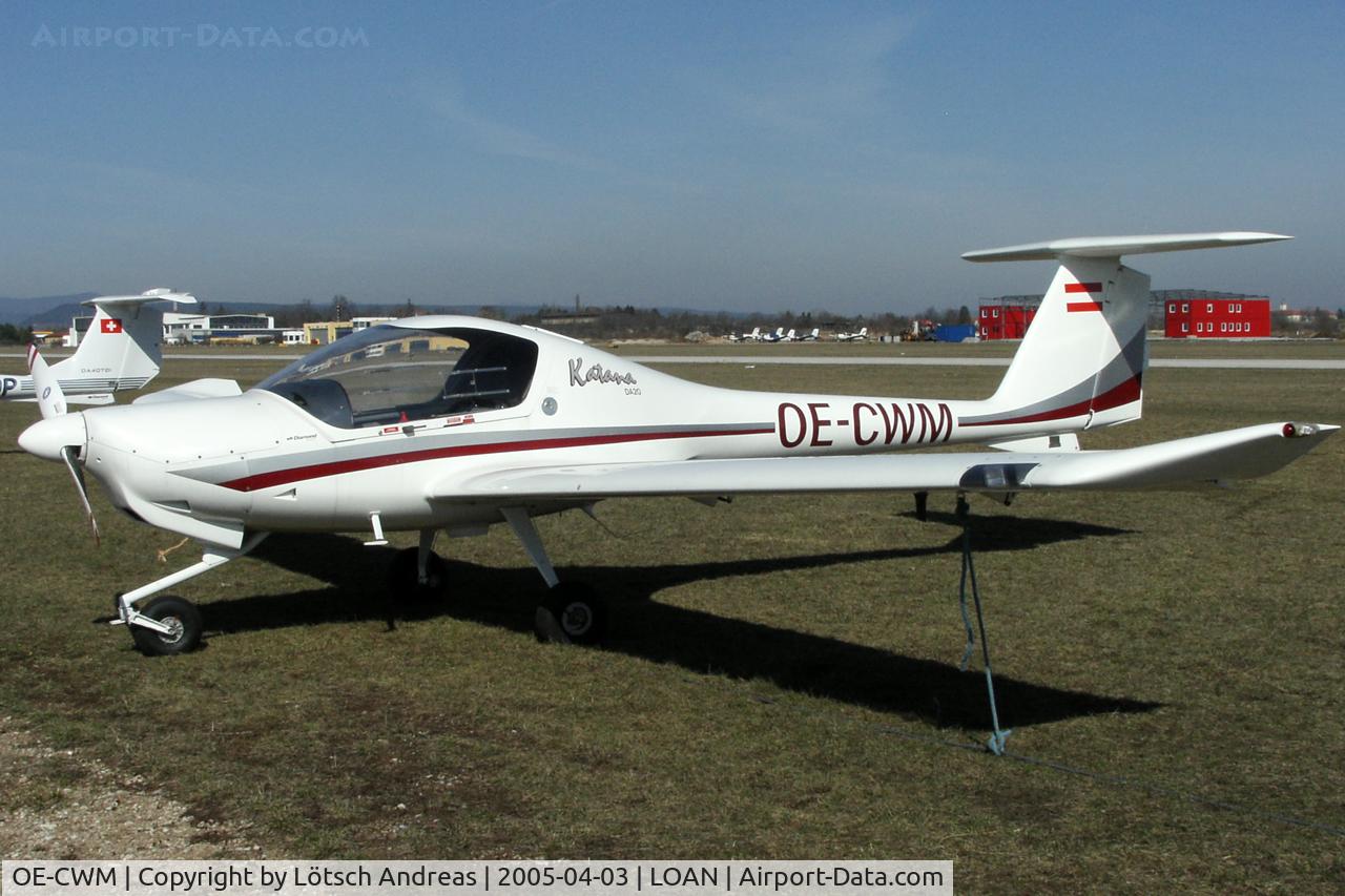 OE-CWM, 1996 Diamond DA-20A-1 Katana C/N 10136, DA20 on the Diamond Aircraft Home Base at LOAN Airport