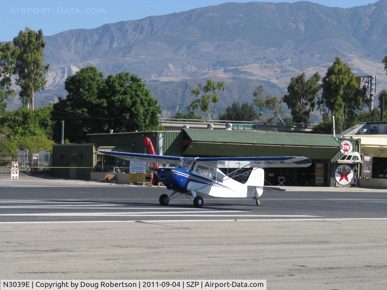 N3039E, 1946 Aeronca 7AC Champion C/N 7AC-6625, 1946 Aeronca 7AC CHAMPION, Continental O-200 100 Hp upgrade by STC, takeoff roll Rwy 22