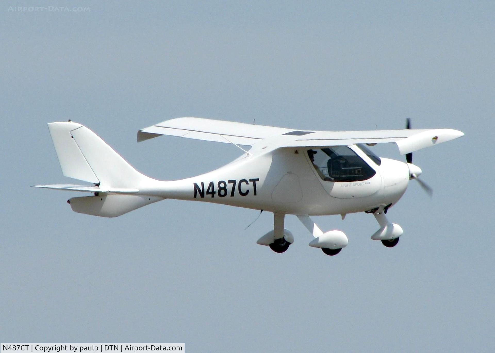 N487CT, 2007 Flight Design CTSW C/N 07-09-27, At Downtown Shreveport.