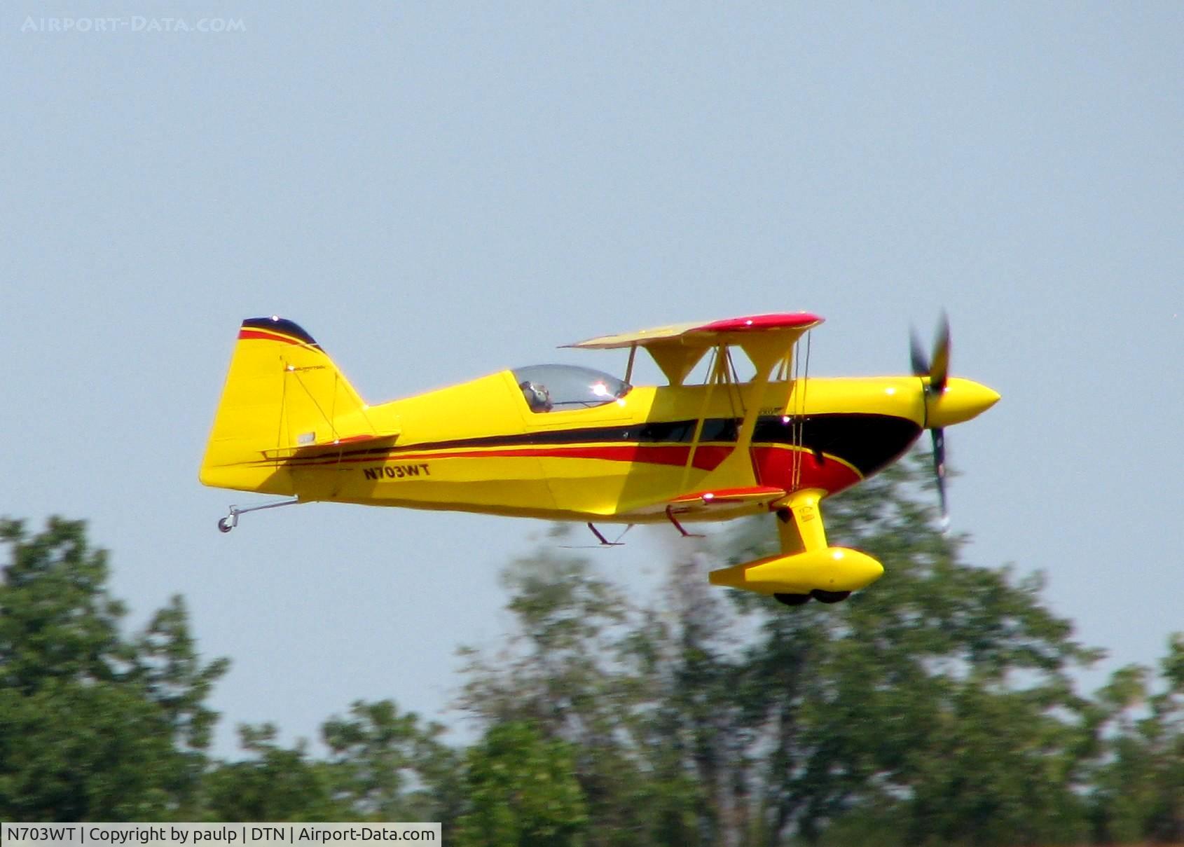 N703WT, 2008 Pitts S-1 Special C/N WPP-001, At Downtown Shreveport.