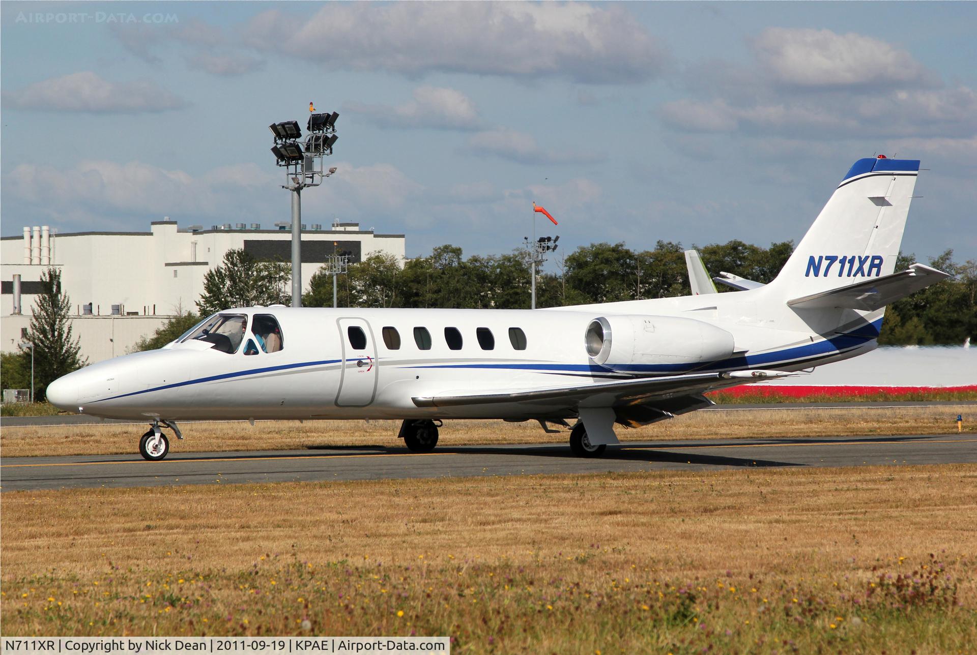 N711XR, 1986 Cessna S550 Citation IIS C/N S550-0121, KPAE/PAE Arrived from KLAS on the QT and departed fro KTIW