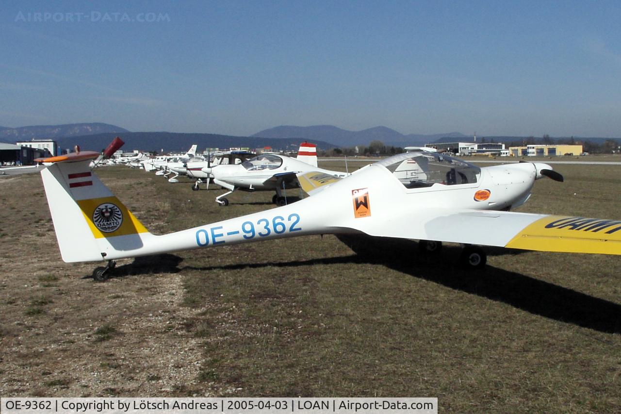 OE-9362, Hoffmann HK-36R Super Dimona C/N 36326, used for traffic informations to radio stations