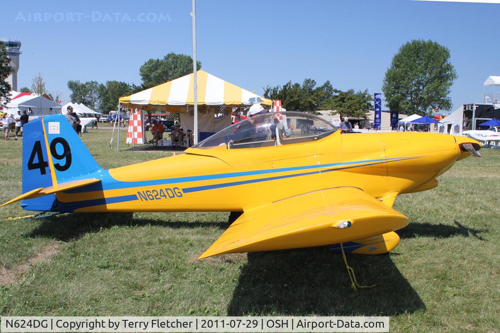 N624DG, 1998 Vans RV-4 C/N 3499, At 2011 Oshkosh