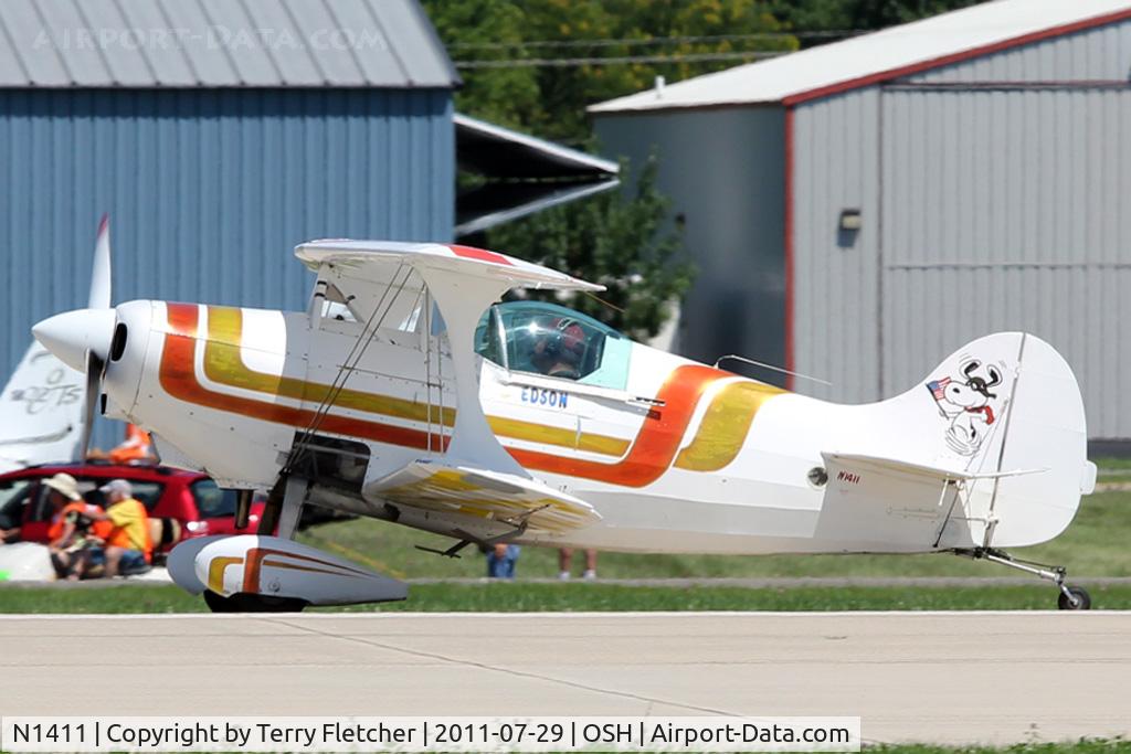 N1411, 1963 Pitts S-1 Special C/N 1111, At 2011 Oshkosh