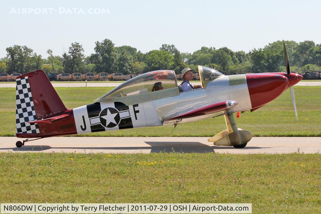 N806DW, Vans RV-8 C/N 82458, At 2011 Oshkosh
