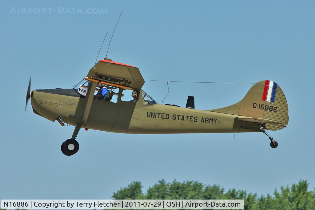 N16886, 1951 Cessna O-1G Bird Dog C/N 22706, At 2011 Oshkosh