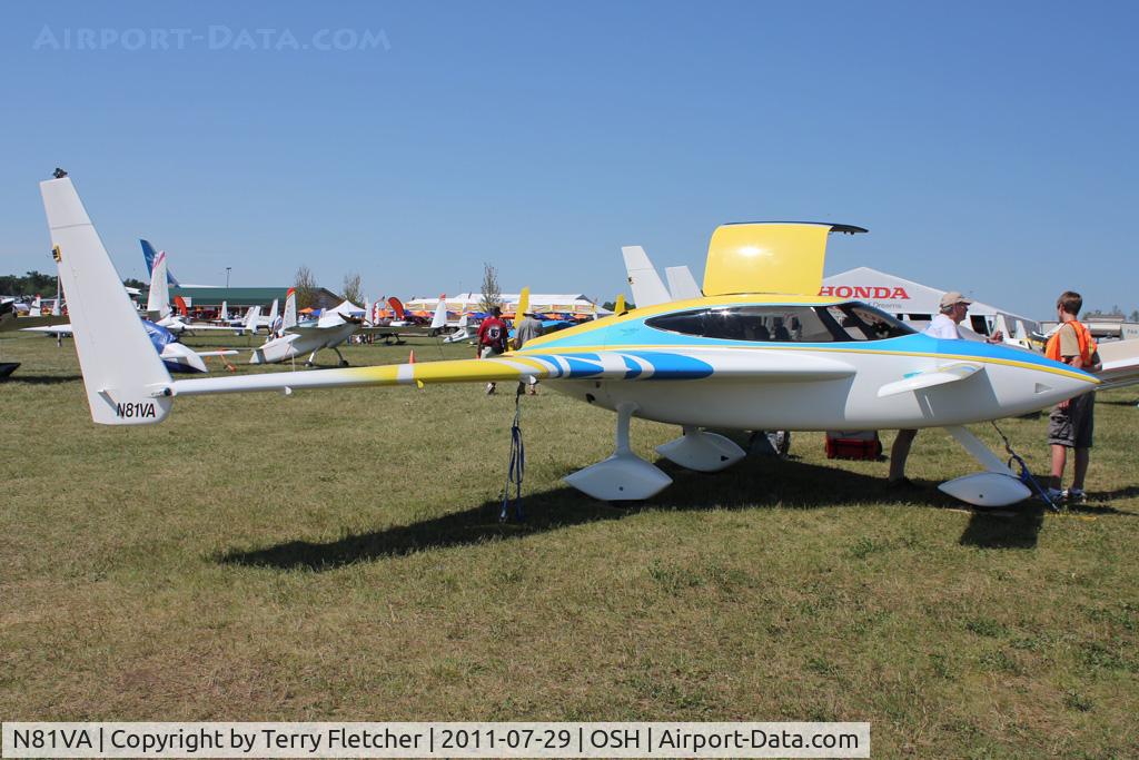 N81VA, Velocity Velocity C/N DM0043, At 2011 Oshkosh