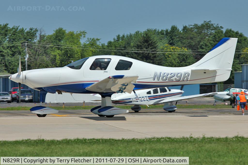 N829R, 2005 Lancair Super ES C/N ES-163, At 2011 Oshkosh