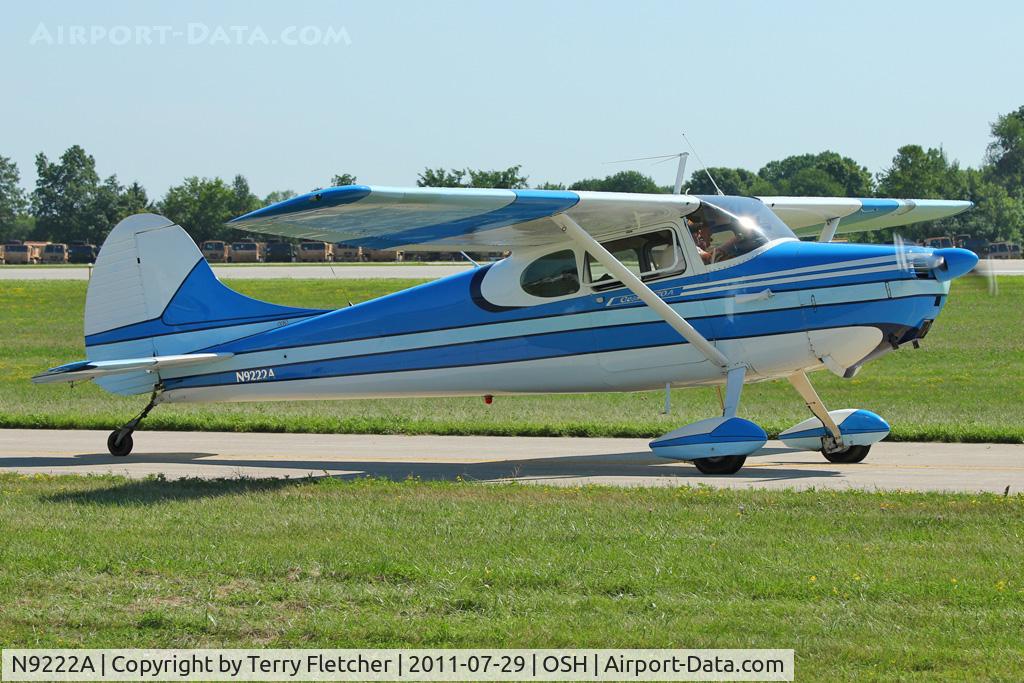 N9222A, 1949 Cessna 170A C/N 18983, At 2011 Oshkosh