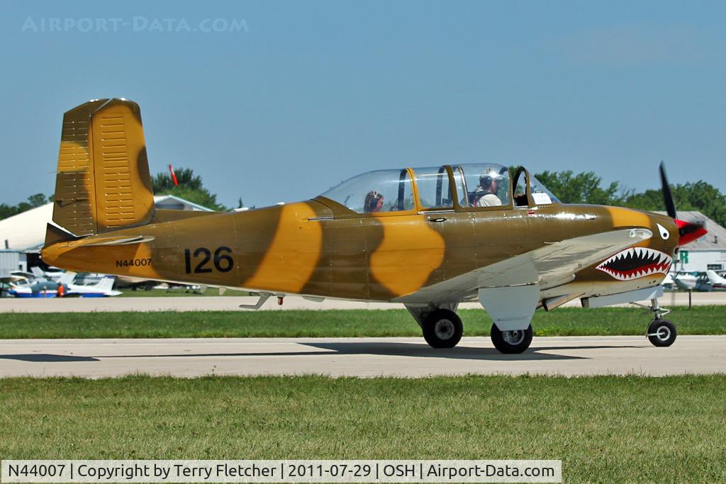 N44007, 1953 Beech T-34A (A45) Mentor Mentor C/N G-126, At 2011 Oshkosh