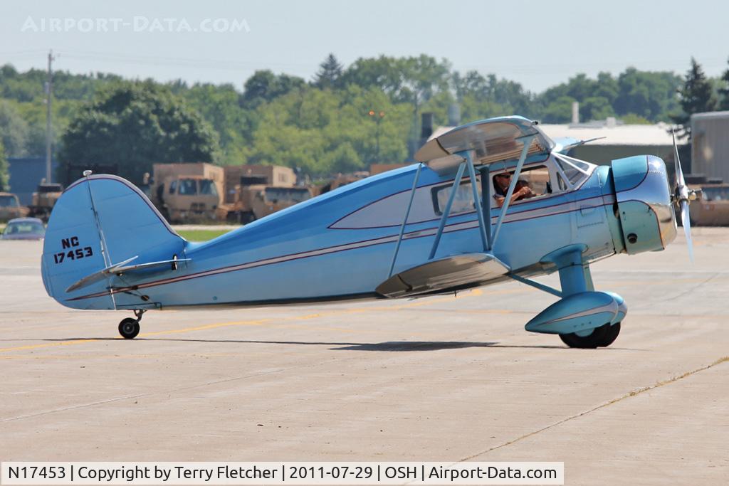 N17453, 1937 Waco YKS-7 C/N 4554, At 2011 Oshkosh