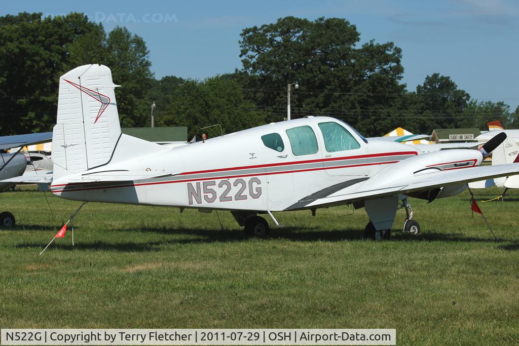 N522G, 1958 Beech 95 C/N TD-80, At 2011 Oshkosh