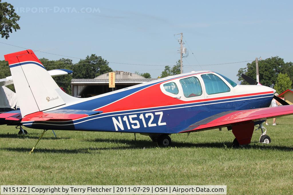 N1512Z, 1961 Beech 35-B33 Debonair C/N CD-400, At 2011 Oshkosh