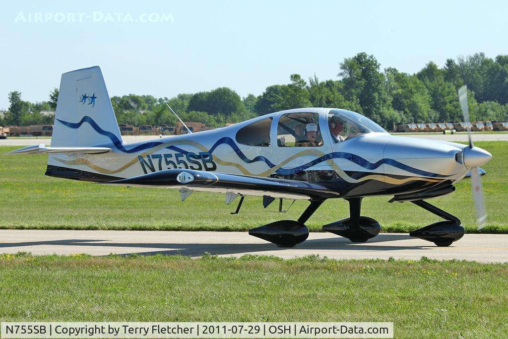 N755SB, 2008 Vans RV-10 C/N 40001, At 2011 Oshkosh