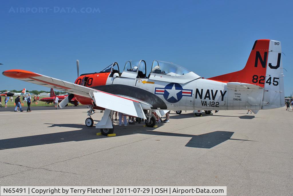 N65491, North American T-28B Trojan C/N 200-316 (138245), At 2011 Oshkosh