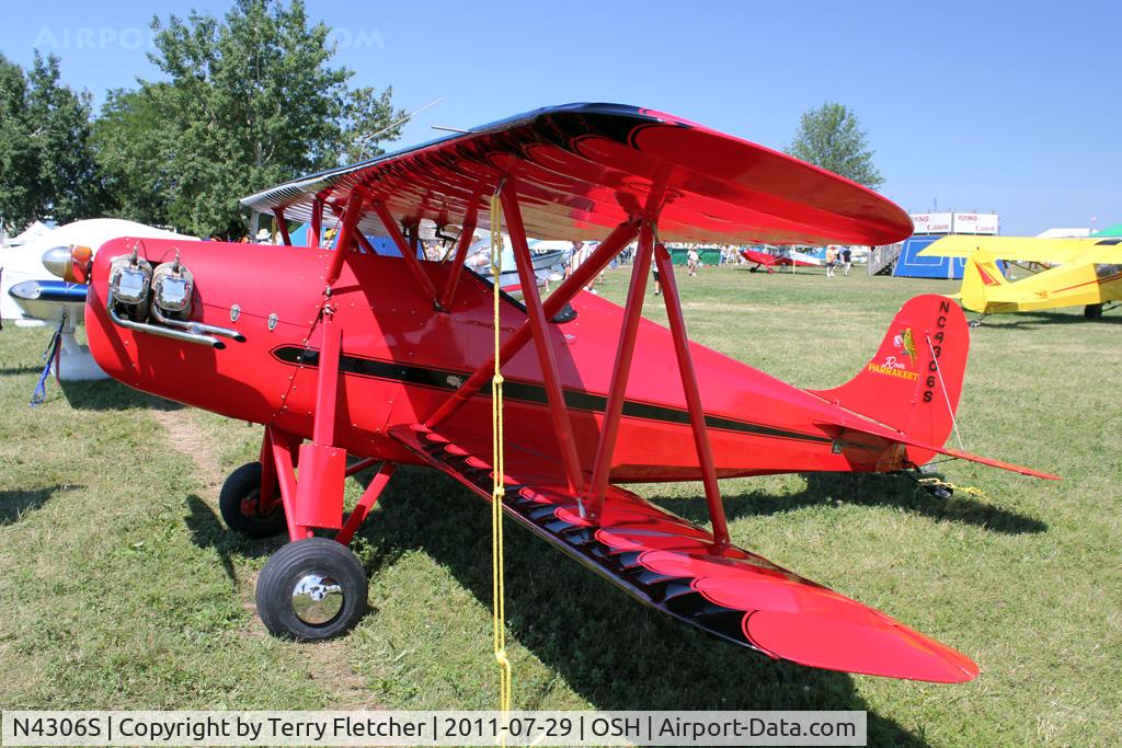 N4306S, 1996 Rose Parrakeet Replica C/N LS101, At 2011 Oshkosh