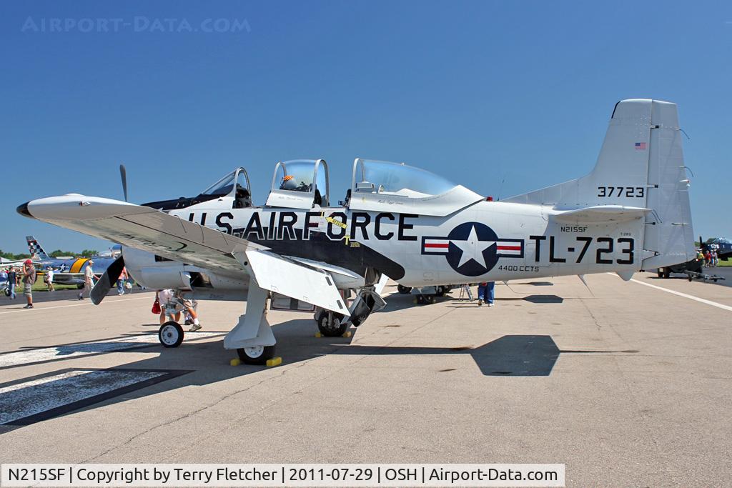 N215SF, 1955 North American T-28B Trojan C/N 200-86 (137723), At 2011 Oshkosh
