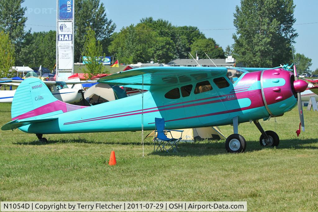 N1054D, 1951 Cessna 195A C/N 7666, At 2011 Oshkosh
