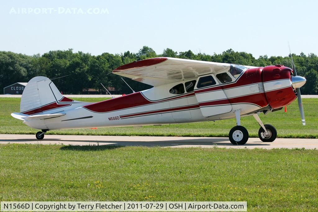 N1566D, 1952 Cessna 195 C/N 7788, At 2011 Oshkosh