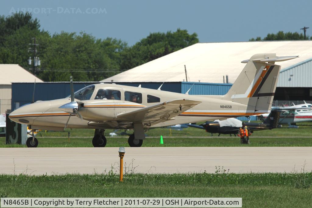 N8465B, 1981 Piper PA-44-180T Turbo Seminole C/N 44-8207003, At 2011 Oshkosh