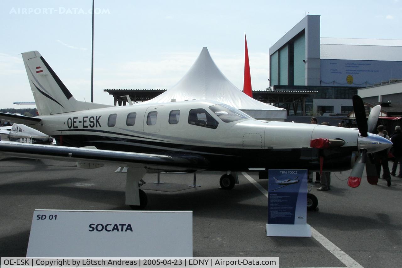 OE-ESK, Socata TBM-700 C/N 279, AERO Friedrichshafen