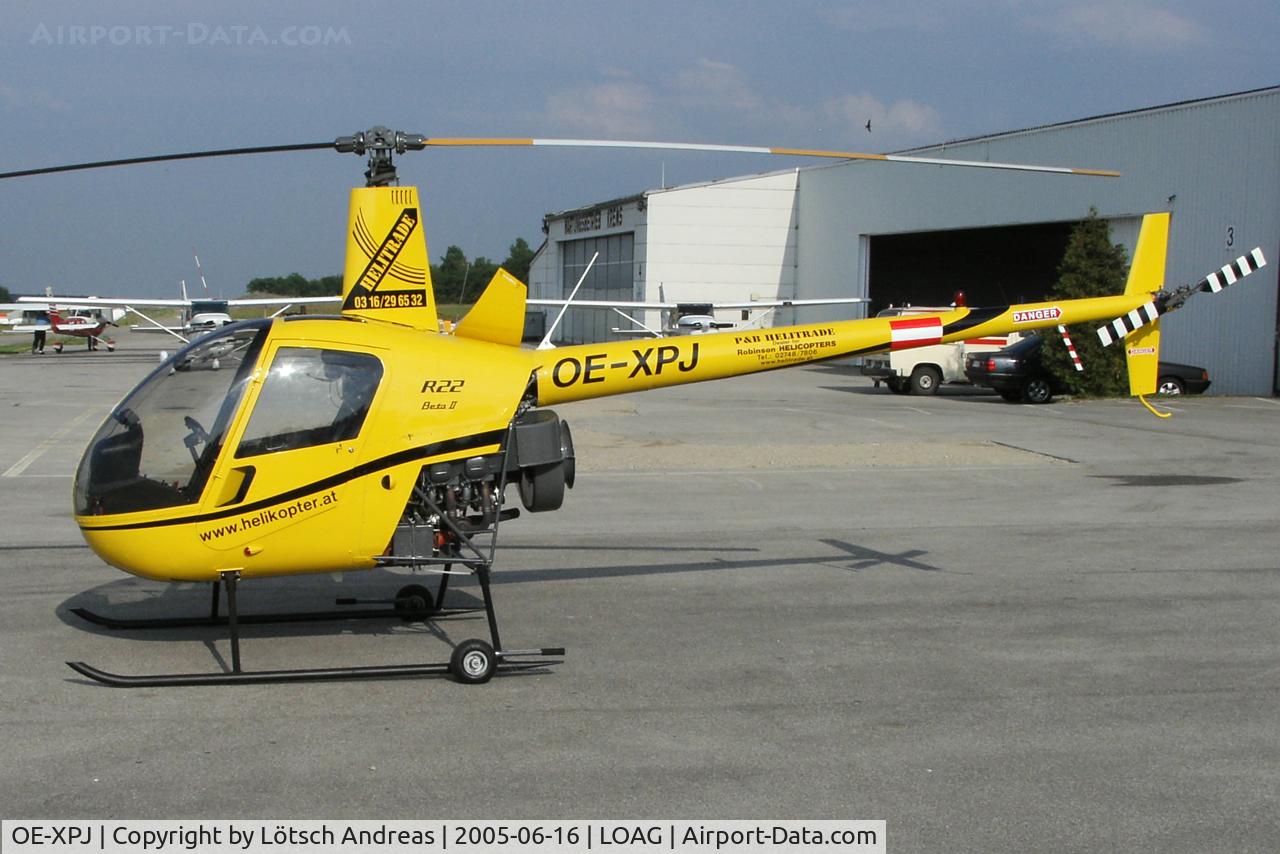 OE-XPJ, Robinson R22 Beta C/N 3821, Krems / Langenlois