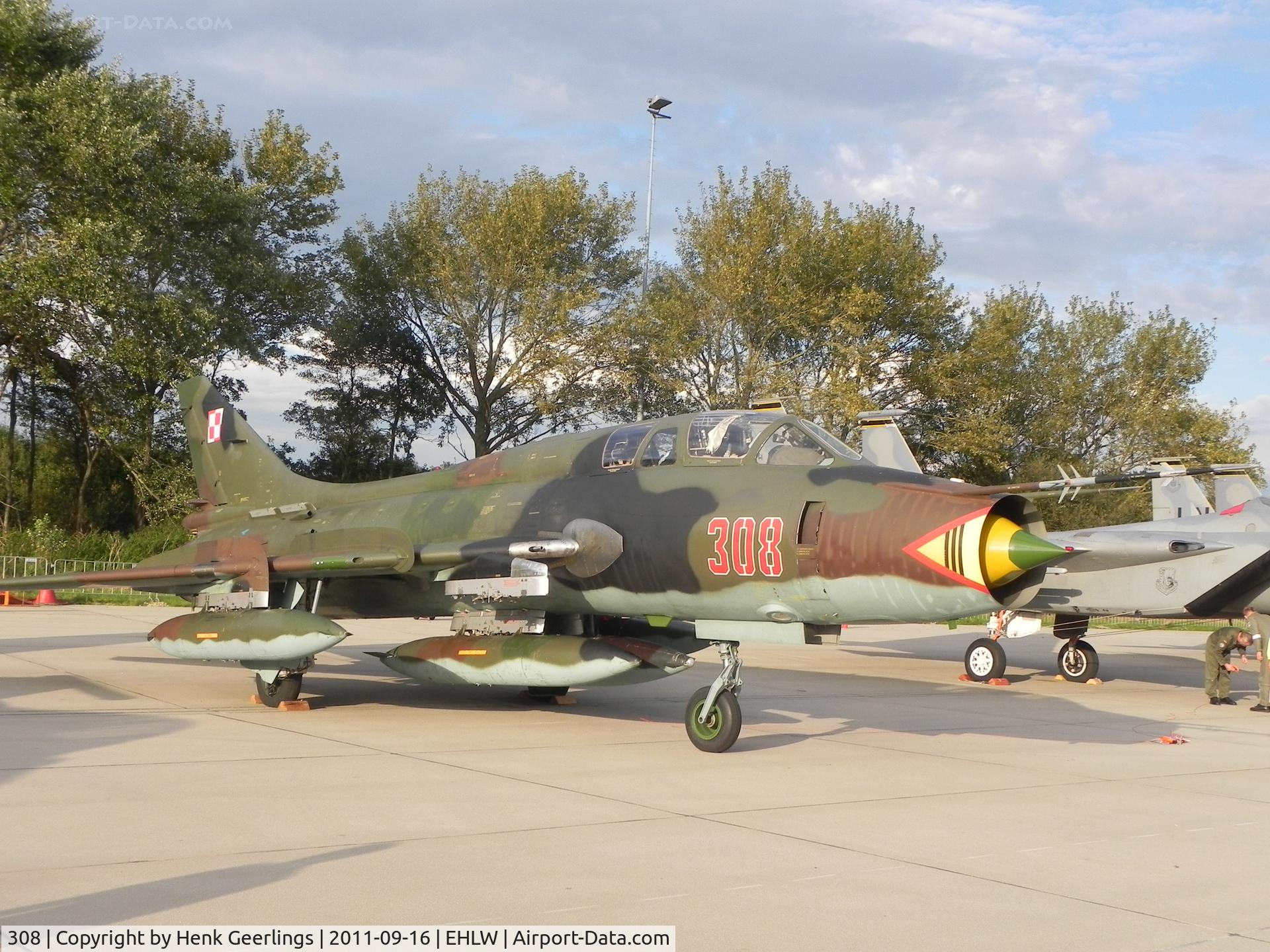 308, Sukhoi Su-22UM-3K C/N 17532366308, Polish AF ; Dutch Air Force Open House at Leeuwarden AFB