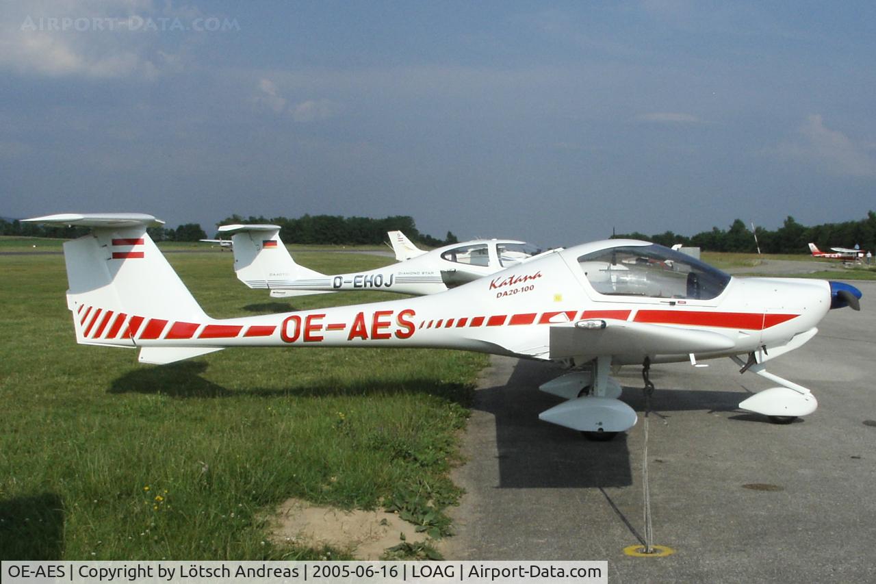 OE-AES, Diamond DA-20A-1 Katana C/N 10168, Krems / Langenlois