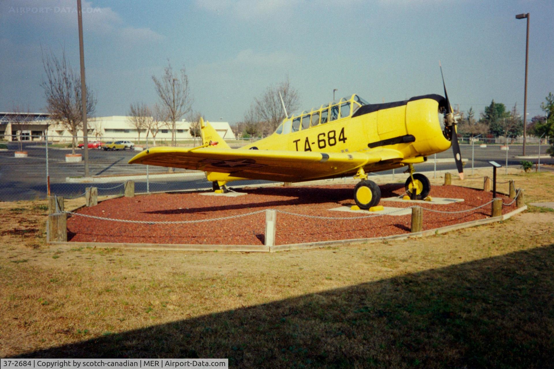 37-2684, North American AT-6 Texan C/N 182-674, North American AT-6 Texan at Castle Air Museum, Atwater, CA - July 1989