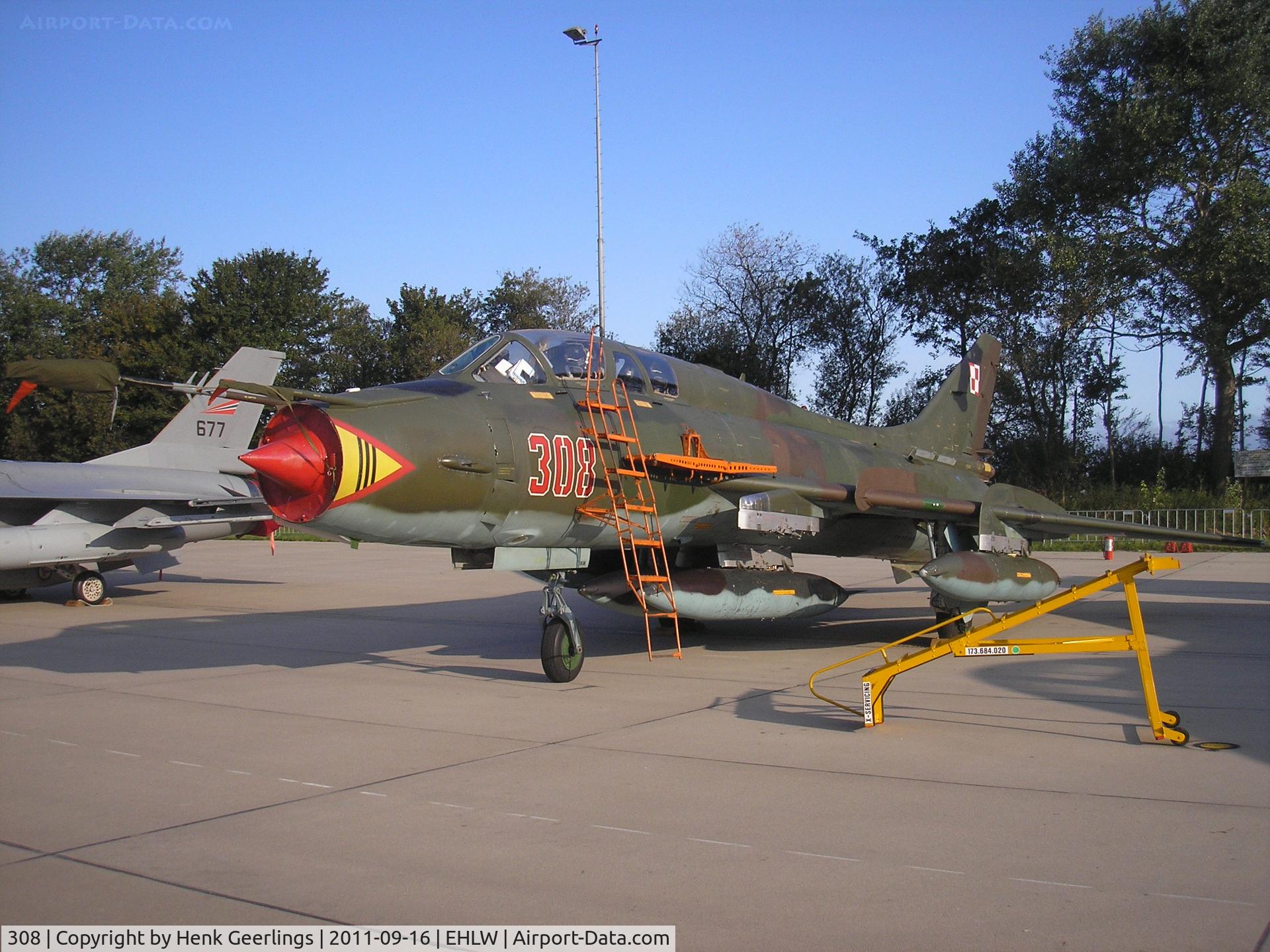 308, Sukhoi Su-22UM-3K C/N 17532366308, Dutch Air Force Open House at Leeuwarden AFB ; Polish AF