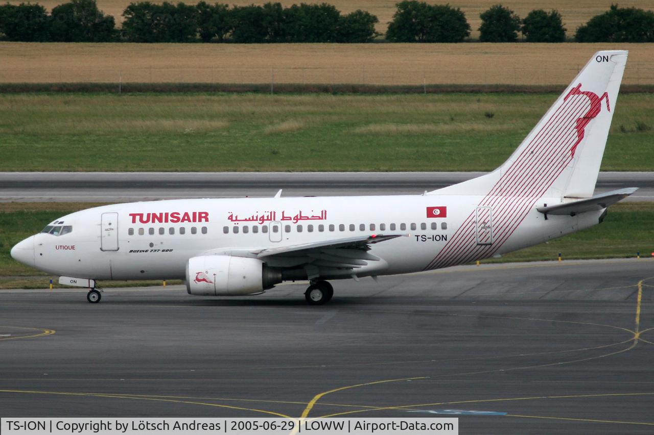 TS-ION, 2000 Boeing 737-6H3 C/N 29499, Taxi to RWY