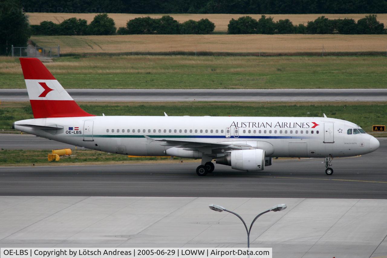 OE-LBS, 2000 Airbus A320-214 C/N 1189, named 