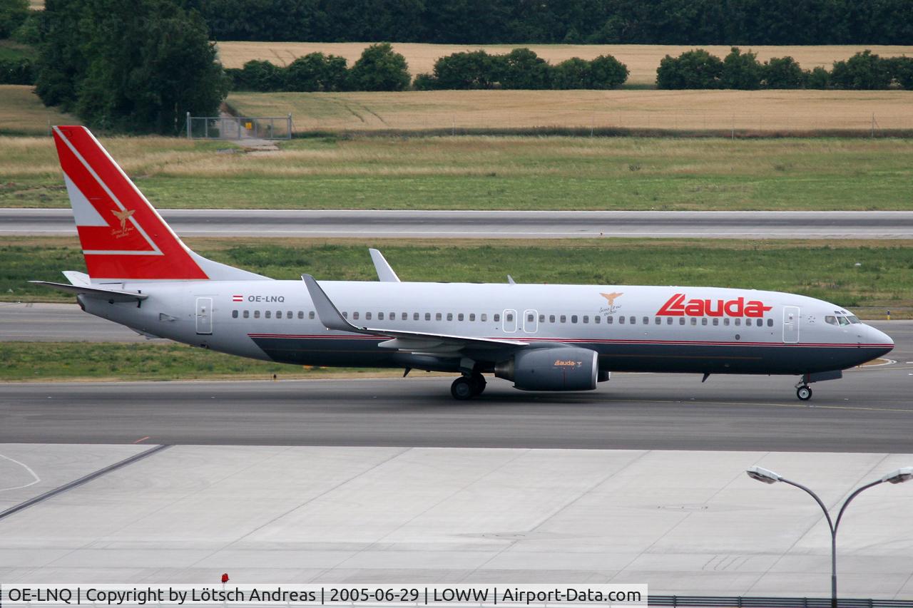OE-LNQ, 2003 Boeing 737-8Z9 C/N 30421, Taxi to gate