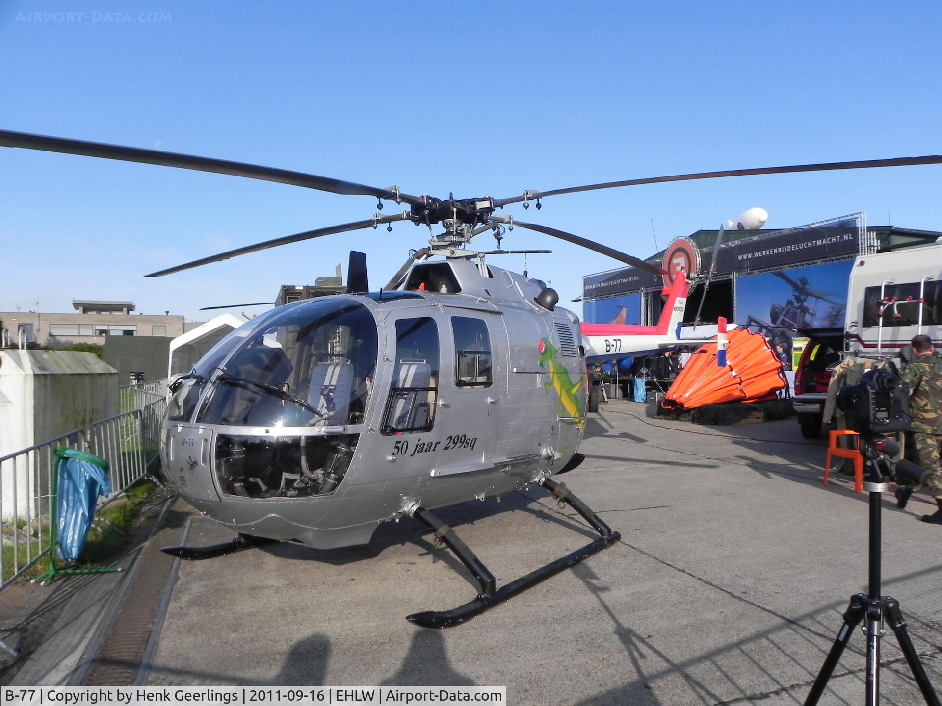 B-77, MBB Bo-105CB C/N S-277, Dutch Air Force Open House at Leeuwarden AFB ;

Spcl cs 