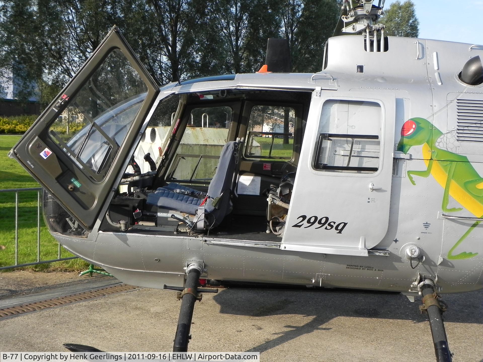 B-77, MBB Bo-105CB C/N S-277, Dutch Air Force Open House at Leeuwarden AFB