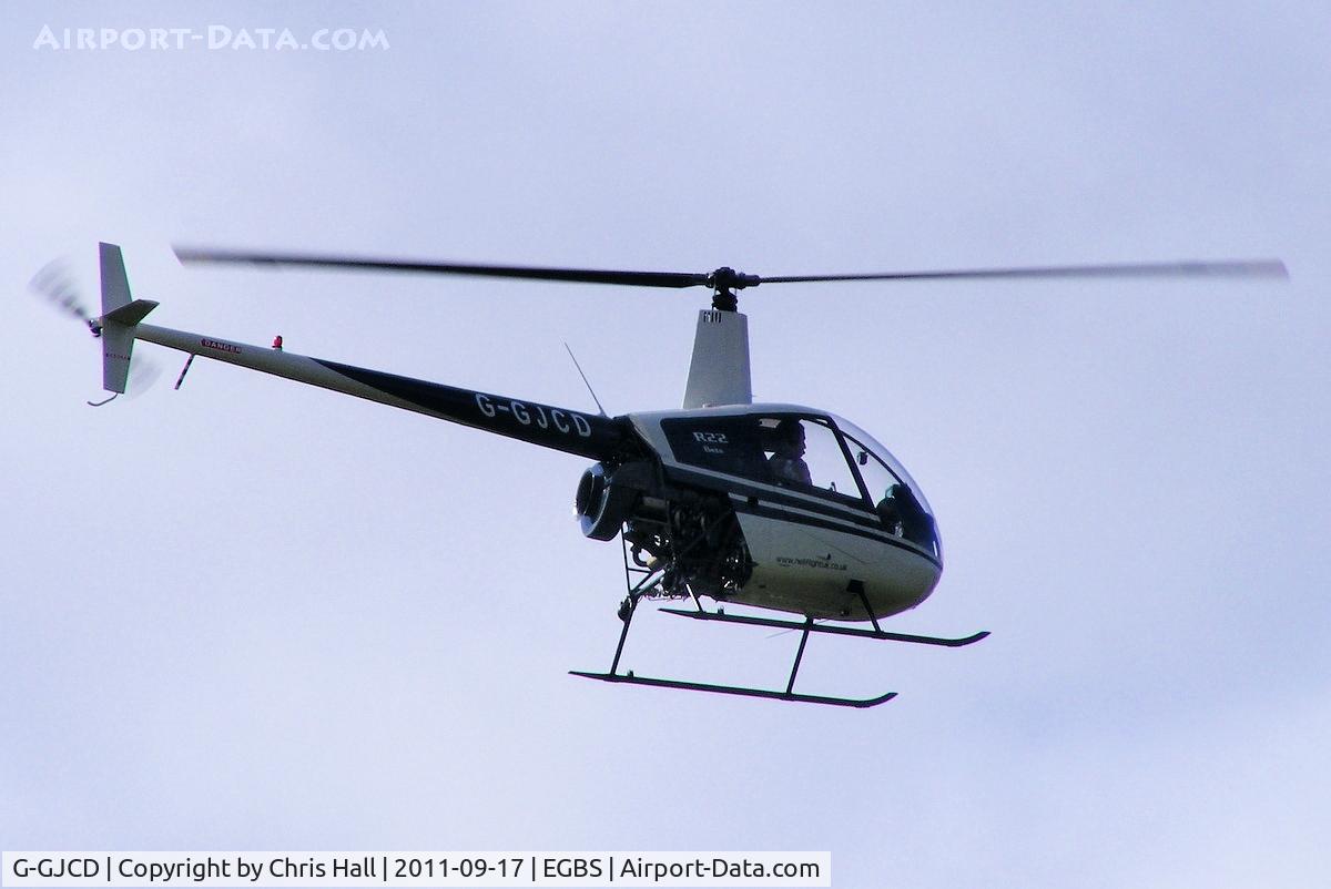 G-GJCD, 1989 Robinson R22 Beta C/N 0966, privately owned