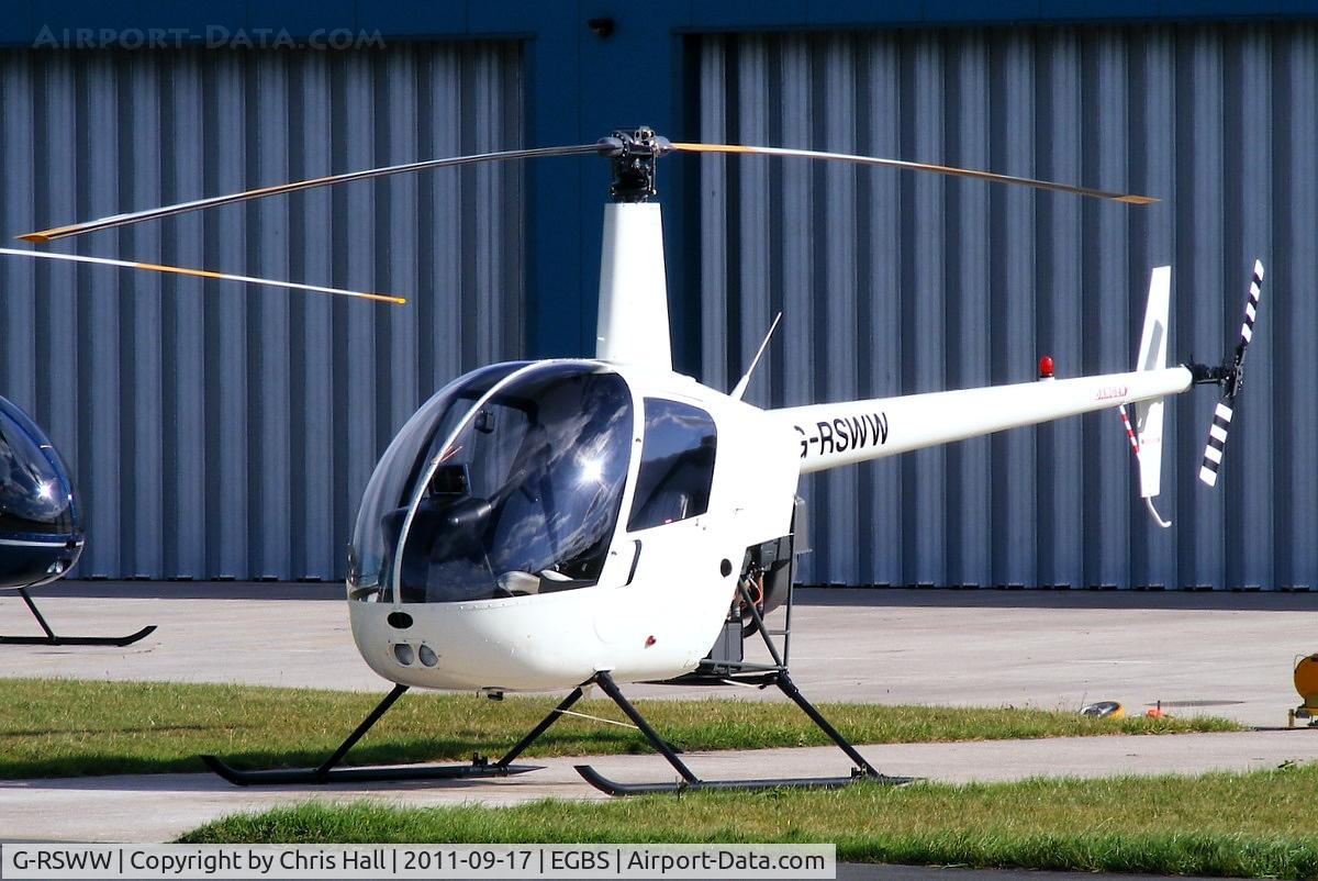 G-RSWW, 1991 Robinson R22 Beta C/N 1775, Tiger Helicopters Ltd