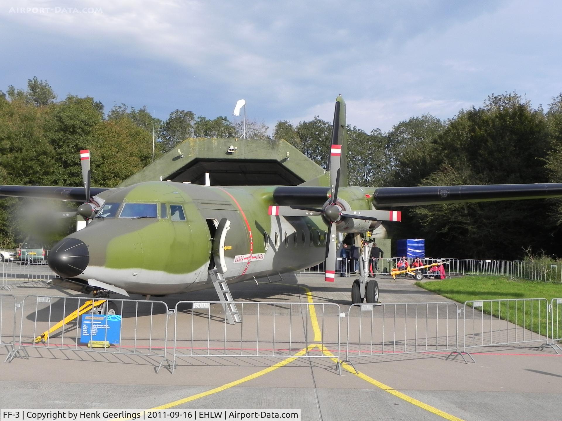 FF-3, 1983 Fokker F-27-400M Friendship C/N 10662, Finnish AF ; Dutch Air Force Open House at Leeuwarden AFB
