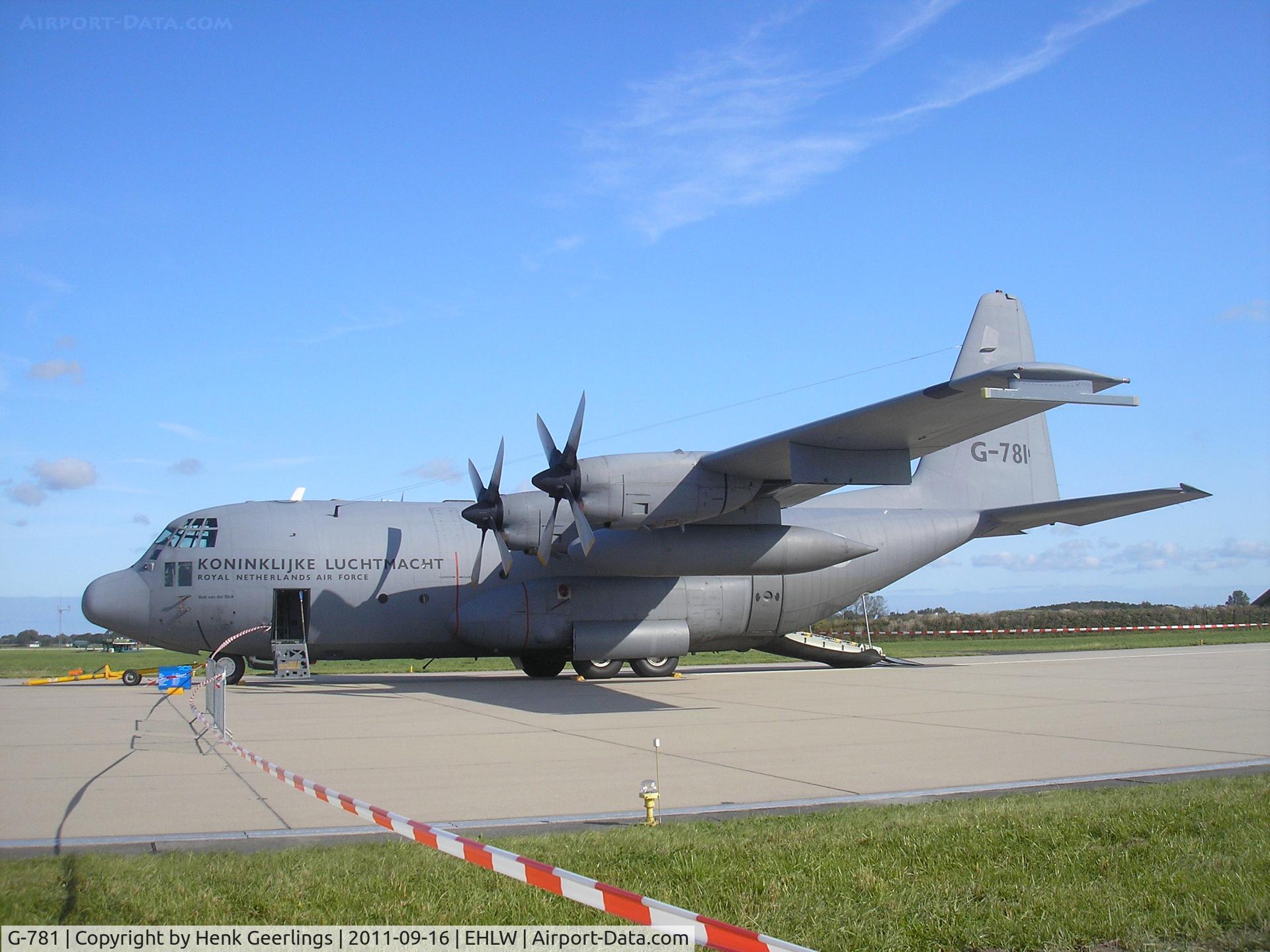 G-781, Lockheed C-130H Hercules C/N 382-4781, Dutch AF ; Dutch Air Force Open House at Leeuwarden AFB