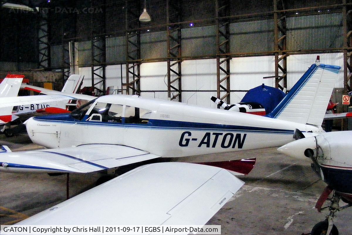 G-ATON, 1966 Piper PA-28-140 Cherokee C/N 28-21654, Sterling Flying Group